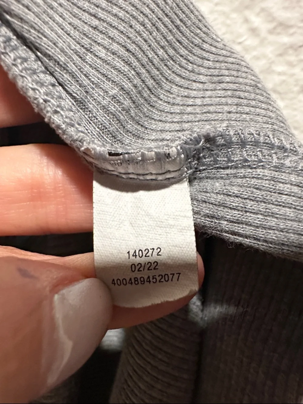 SO Gray Ribbed Tank Top - Picture 4 of 6